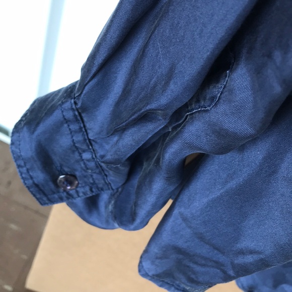 Vtg 80-s 100% silk American Crusader shirt Sz XL - Picture 8 of 8